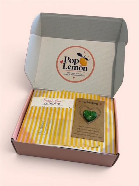 Pop Lemon First Period Kit | Prepared, Supported & Confident